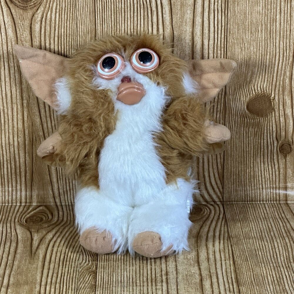 Vintage Gremlins Gizmo Hasbro Softies Plush Mogwai 10" Plush 1984 Suction Cups